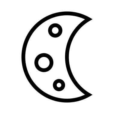 uyku vektör satırı simgesi