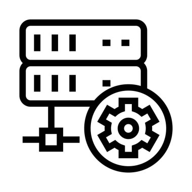 ayar vektör satırı simgesi