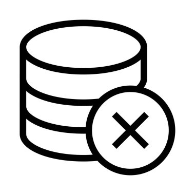 vektör satırı simgesi silmek