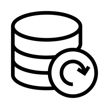 vektör satırı simgesi yeniden