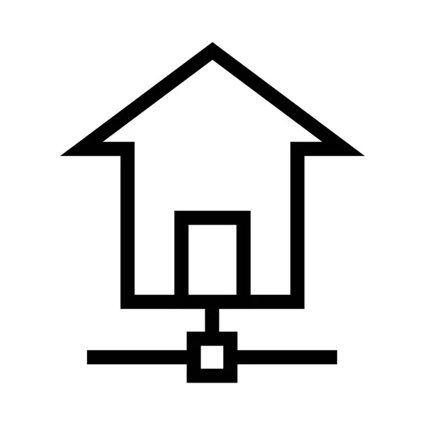 Home Vektorzeilen Symbol — Stockvektor
