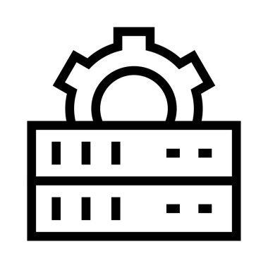 ayar vektör satırı simgesi