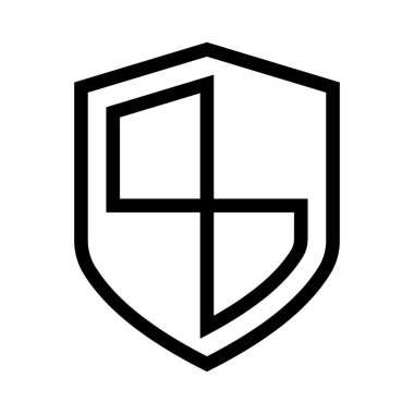 Koruma vektör satırı simgesi