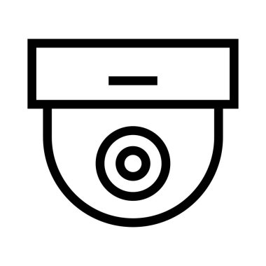 Kamera vektör satırı simgesi