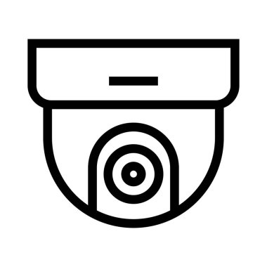 Kamera vektör satırı simgesi