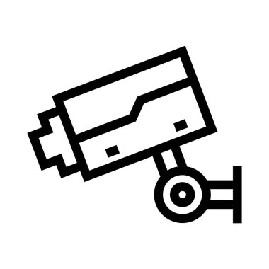 video vektör çizgisi simgesi