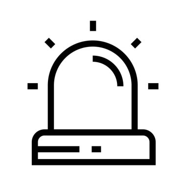 uyarı vektör satırı simgesi