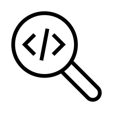 Arama vektör satırı simgesi