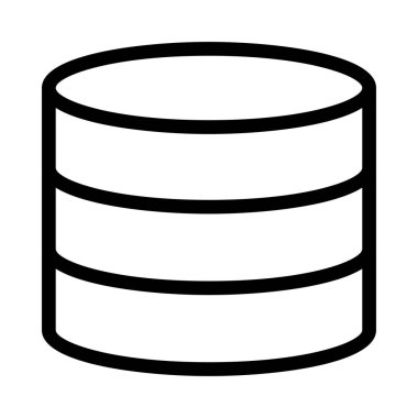 depolama vektör hat simgeler