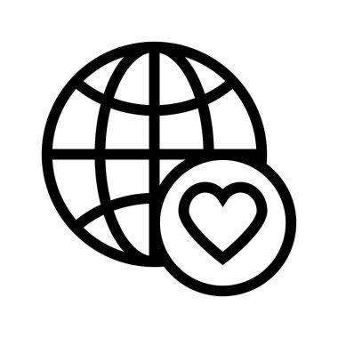 Dünya vektör hat simgeler