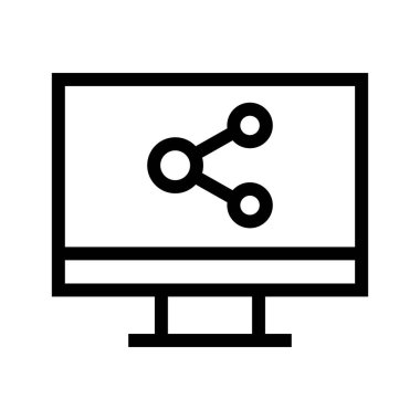 Ağ vektör hat simgeler