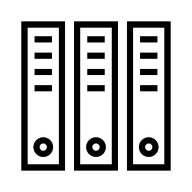 dosyaları satırı simgeler vektör