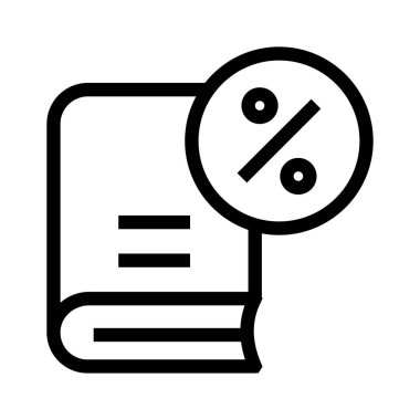 yüzde vektör hat simgeler