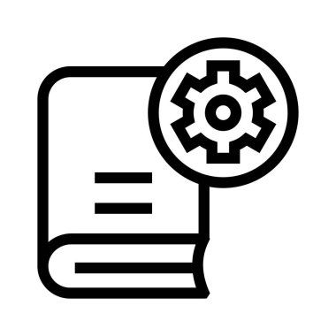 kitap vektör hat simgeleri