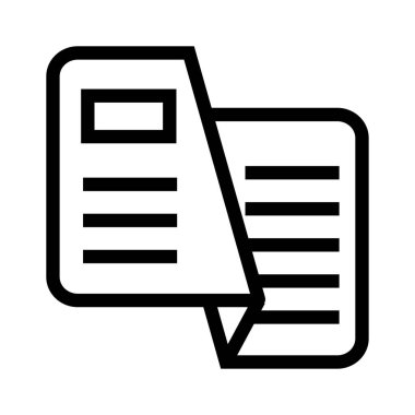 Belge vektör hat simgelerini