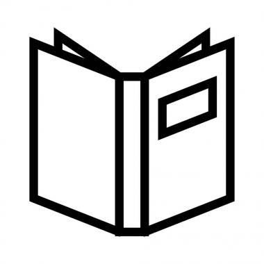 Açık vektör hat simgeler