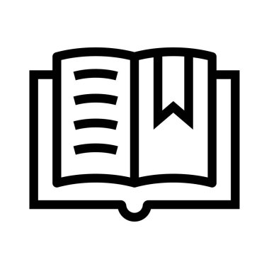 kitap vektör hat simgeleri