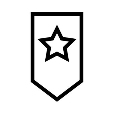 Vektör yıldız satırı simgeler