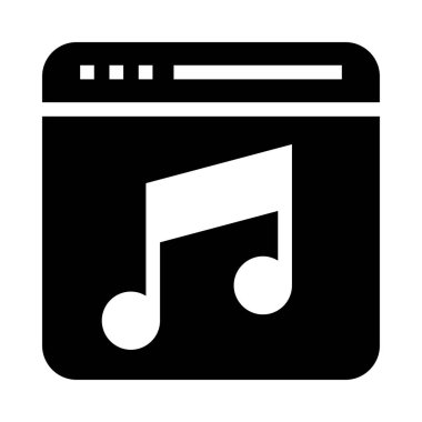 Online vektör Glifler simgesi