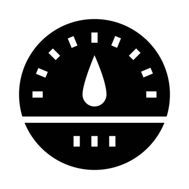 Sıcaklık vektör Glifler simgesi