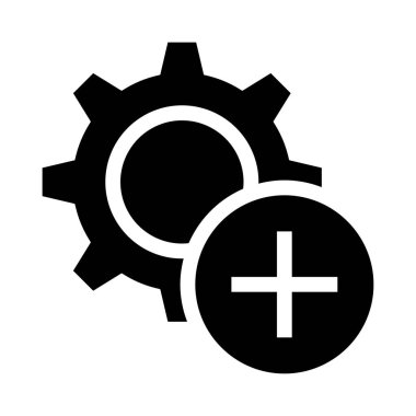 ayar vektör Glifler simge ekle