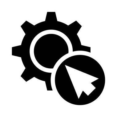 Ayar işaretçisi vektör Glifler simgesi