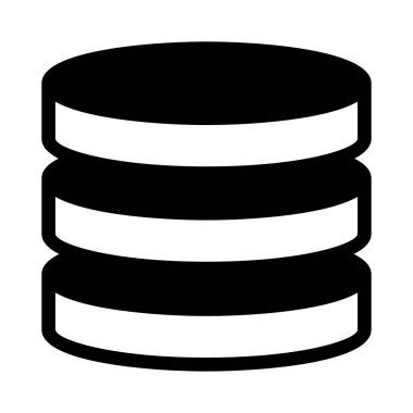 sunucu vektör Glifler simgesi