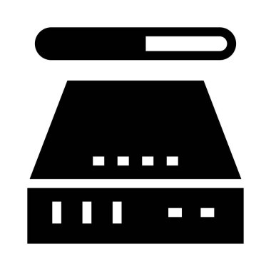 veritabanı vektör Glifler simgesi