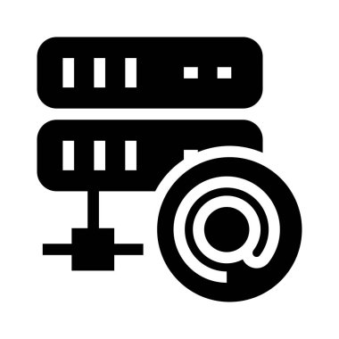 paylaşım posta vektör Glifler simgesi