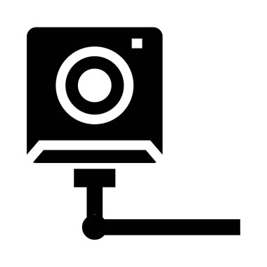 kamera vektör Glifler simgesi