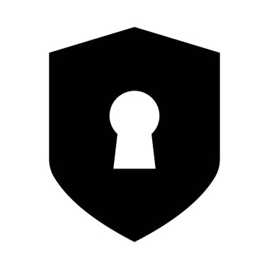 kilit vektör Glifler simgesi