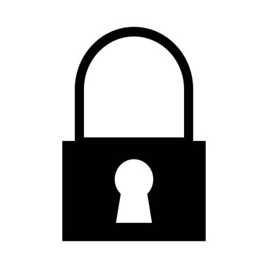 Güvenlik vektör Glifler simgesi