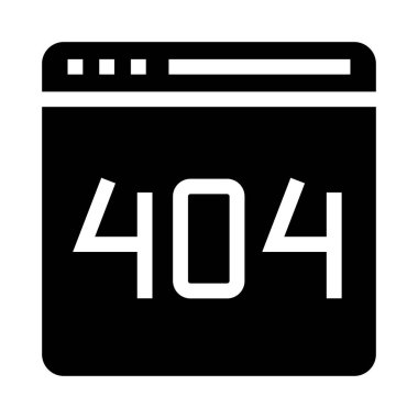 hata vektör Glifler simgesi