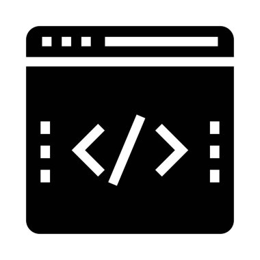 vektör Glifler simgesi kodlama