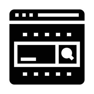 tarayıcı vektör Glifler simgesi