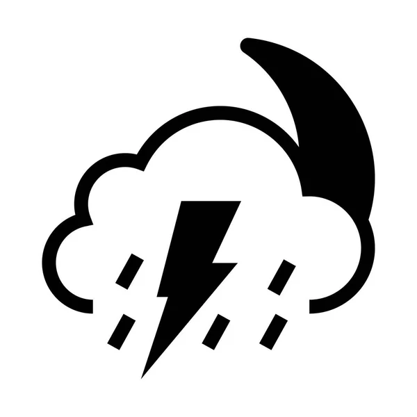 下雨矢量字形图标 — 图库矢量图片