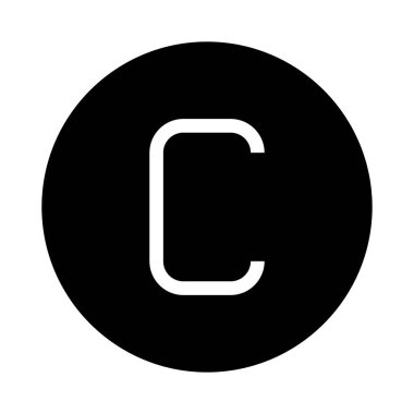 küresel vektör Glifler simgesi