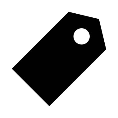 etiketi vektör Glifler simgesi