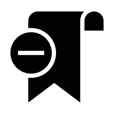 yer işareti vektör Glifler simge kaldırma