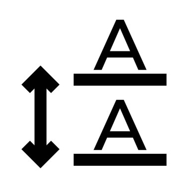 alanlarda vektör Glifler simgesi