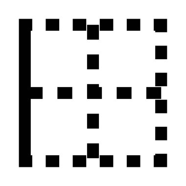 bordar vektör Glifler simgesi