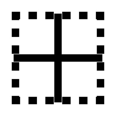 bordar vektör Glifler simgesi