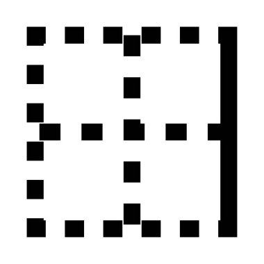 bordar vektör Glifler simgesi