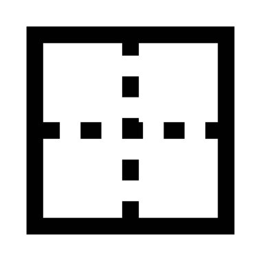 bordar vektör Glifler simgesi