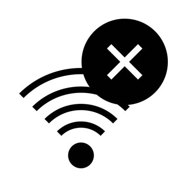 WiFi vektör simge kaldırma