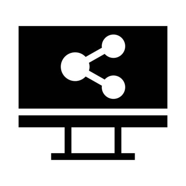 Ağ paylaşımı vektör simgesi