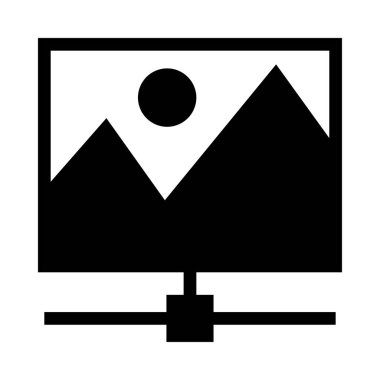 küresel vektör Glifler simgesi