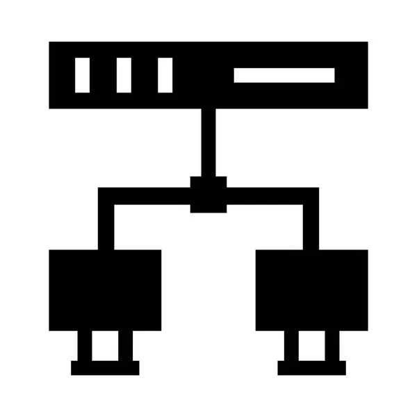 Icône Des Glyphes Vectoriels Globaux — Image vectorielle