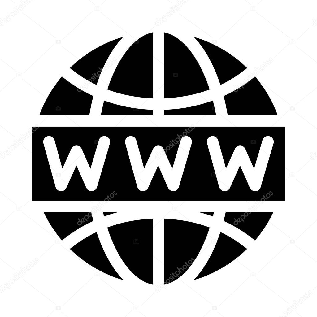 global vector glyphs icon