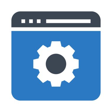 ayar vektör Glifler renk simgesi